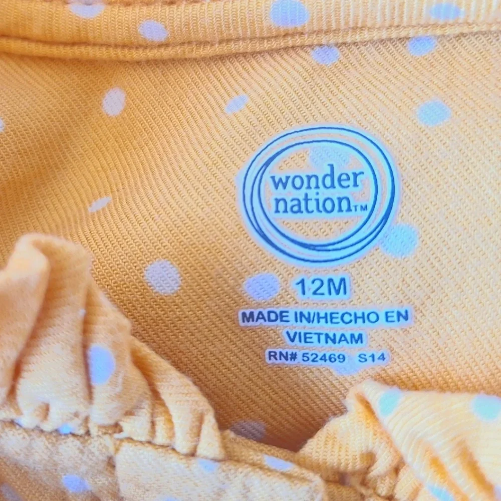 Wonder Nation baby girl dress Size 12 months